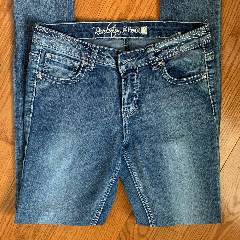 blue jeans size 16